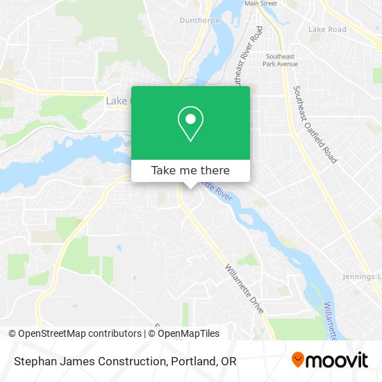 Mapa de Stephan James Construction