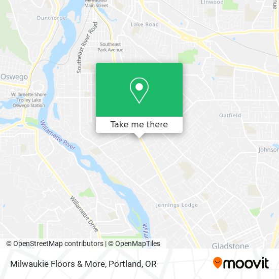 Mapa de Milwaukie Floors & More