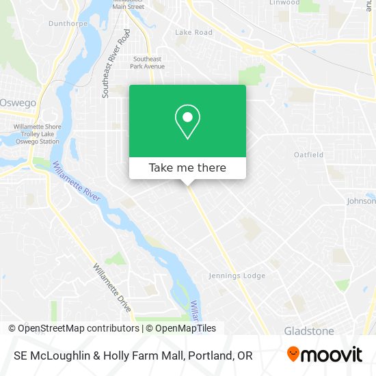 SE McLoughlin & Holly Farm Mall map