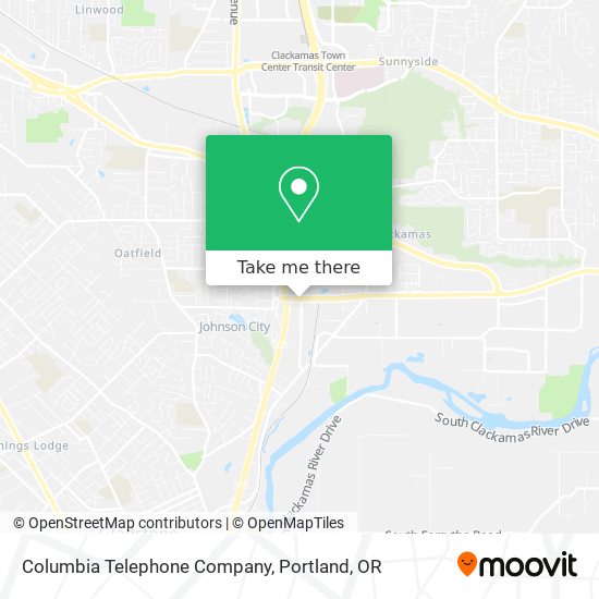 Mapa de Columbia Telephone Company