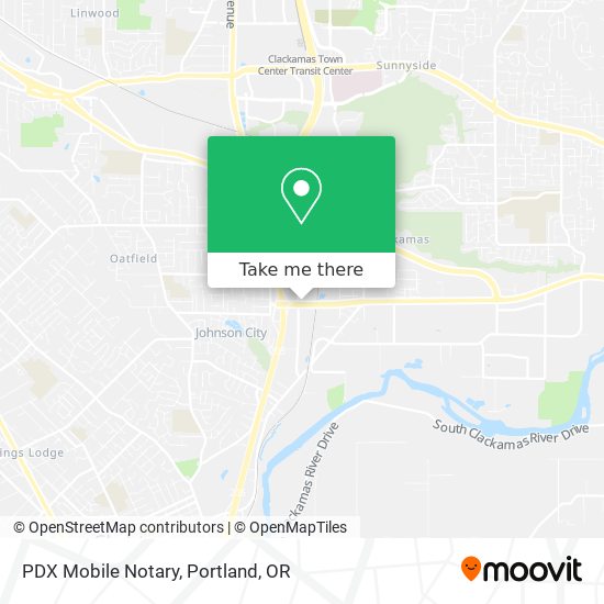 PDX Mobile Notary map