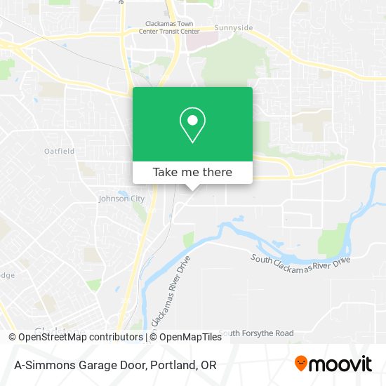 A-Simmons Garage Door map