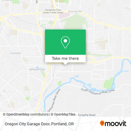 Oregon City Garage Door map