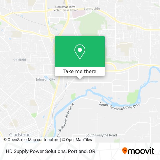 Mapa de HD Supply Power Solutions