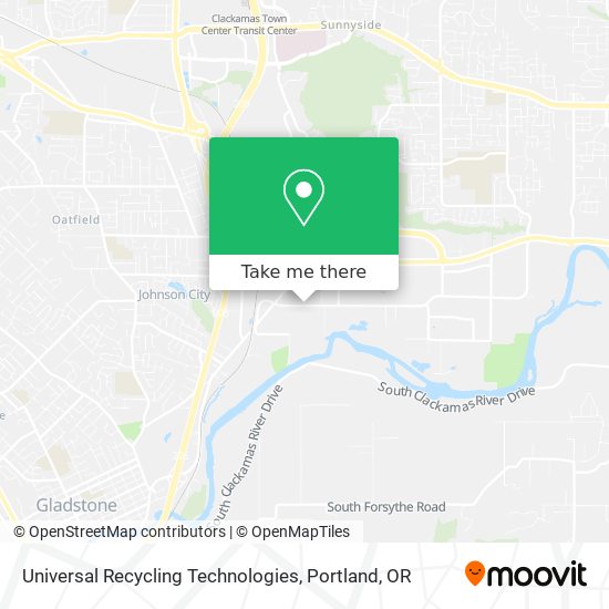 Universal Recycling Technologies map