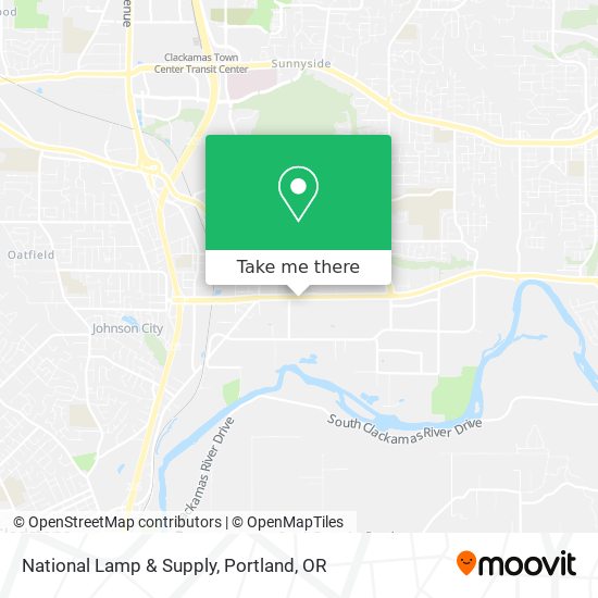 National Lamp & Supply map