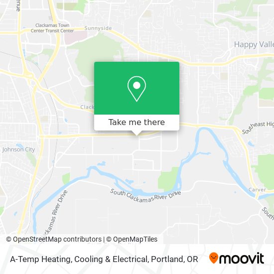 A-Temp Heating, Cooling & Electrical map