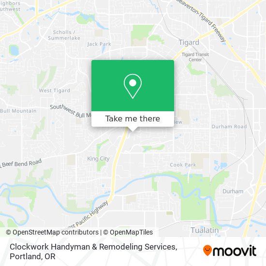 Clockwork Handyman & Remodeling Services map