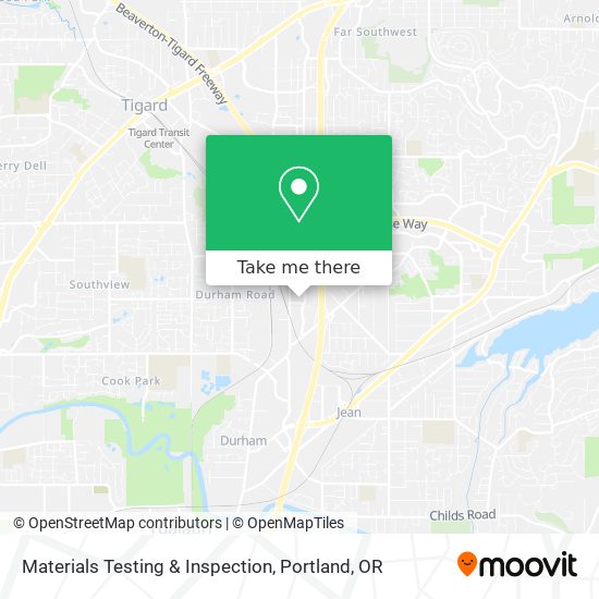 Materials Testing & Inspection map