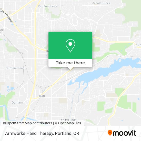 Mapa de Armworks Hand Therapy