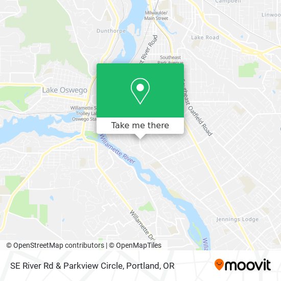 Mapa de SE River Rd & Parkview Circle