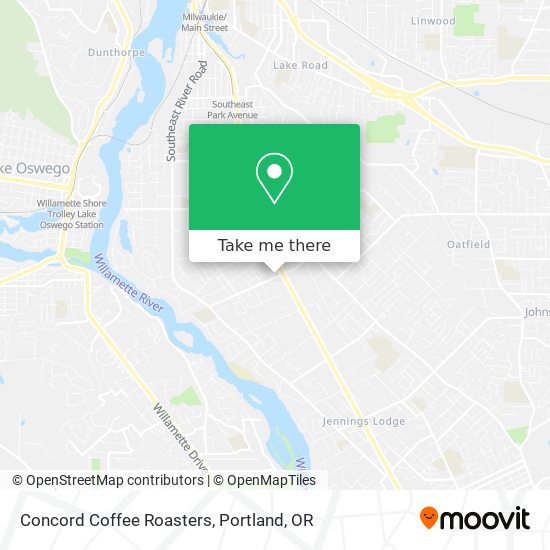 Mapa de Concord Coffee Roasters