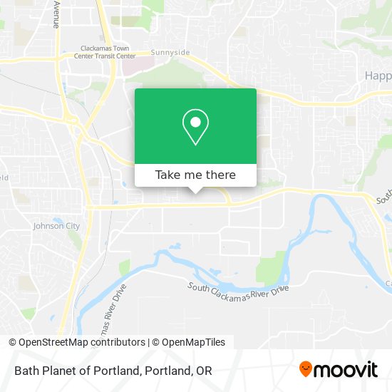 Bath Planet of Portland map