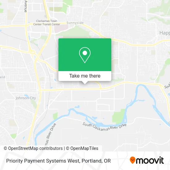 Mapa de Priority Payment Systems West