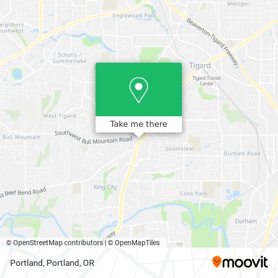 Portland map