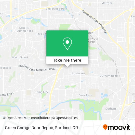 Mapa de Green Garage Door Repair