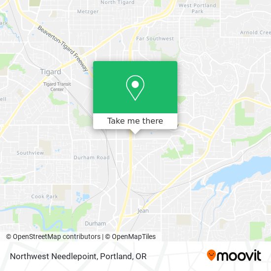 Northwest Needlepoint map