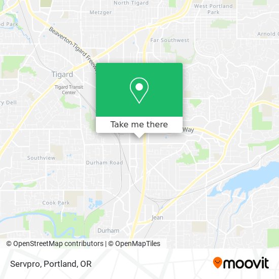 Servpro map