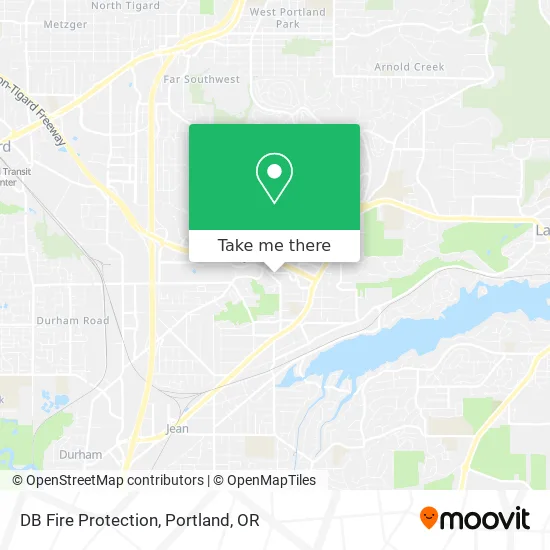 Mapa de DB Fire Protection