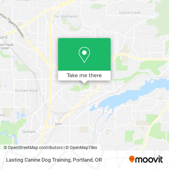 Lasting Canine Dog Training map