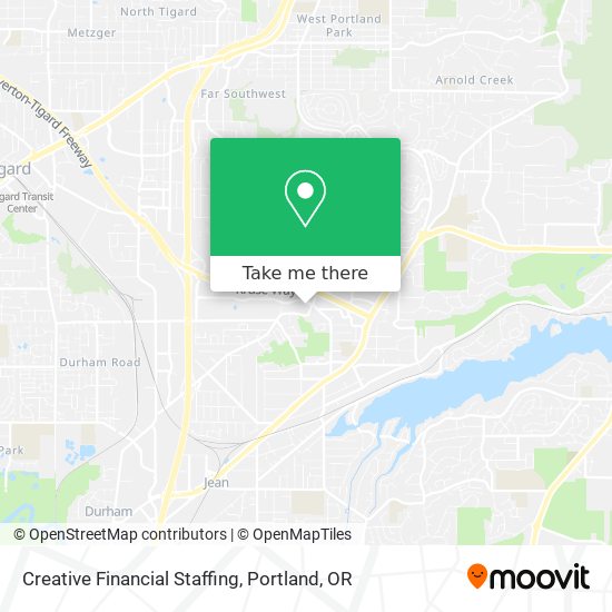 Mapa de Creative Financial Staffing