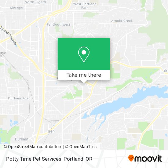 Potty Time Pet Services map