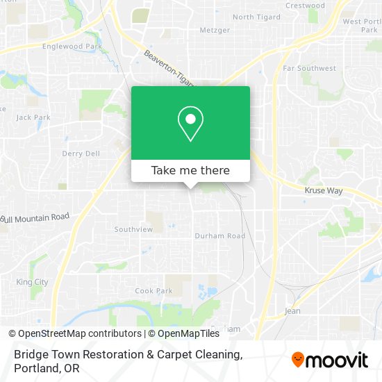 Bridge Town Restoration & Carpet Cleaning map