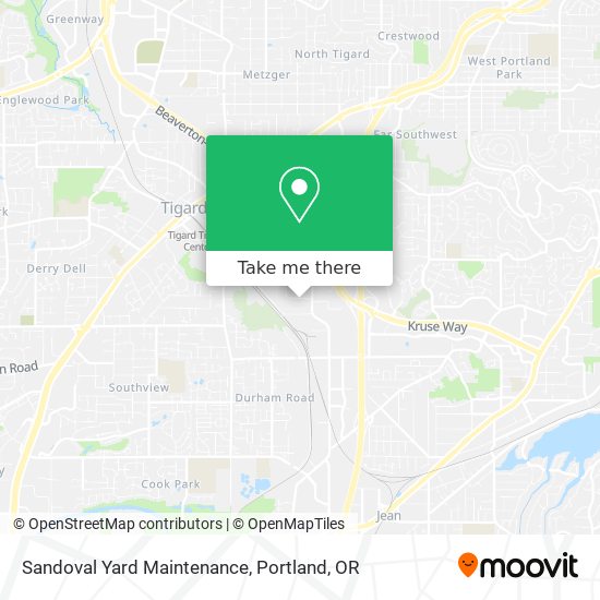 Sandoval Yard Maintenance map