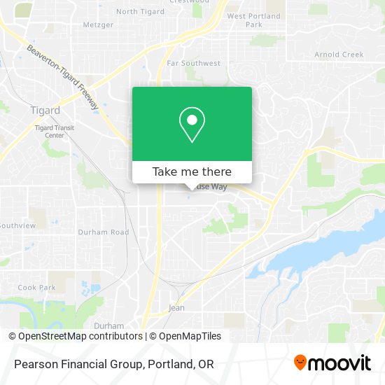 Pearson Financial Group map