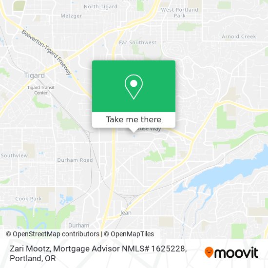 Mapa de Zari Mootz, Mortgage Advisor NMLS# 1625228