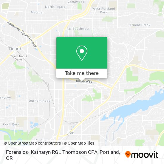 Forensics- Katharyn RGL Thompson CPA map