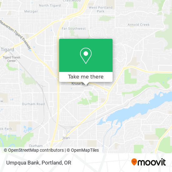 Mapa de Umpqua Bank