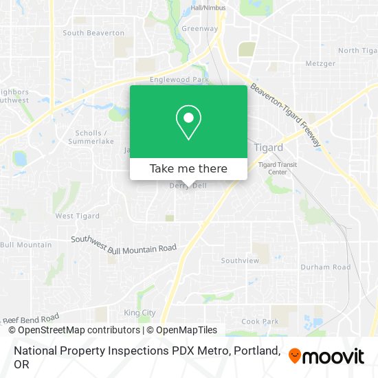 Mapa de National Property Inspections PDX Metro