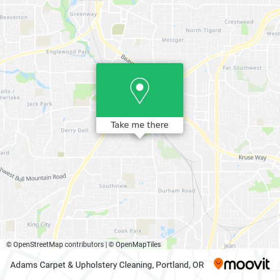 Adams Carpet & Upholstery Cleaning map