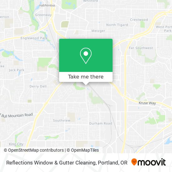 Reflections Window & Gutter Cleaning map