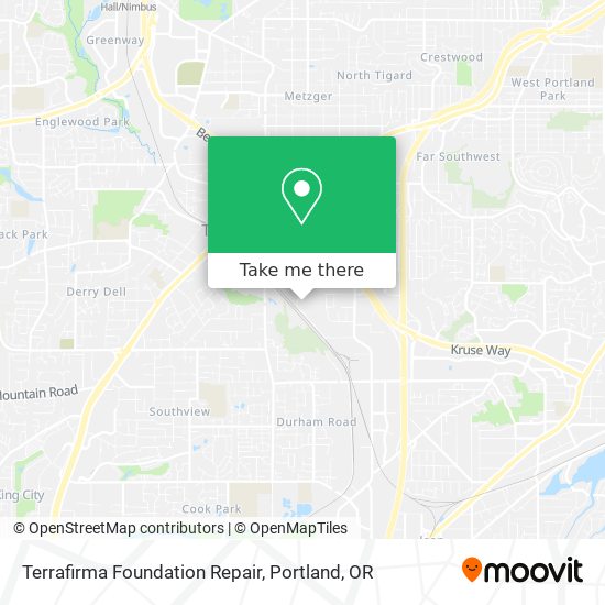 Terrafirma Foundation Repair map