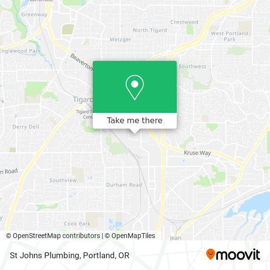 St Johns Plumbing map