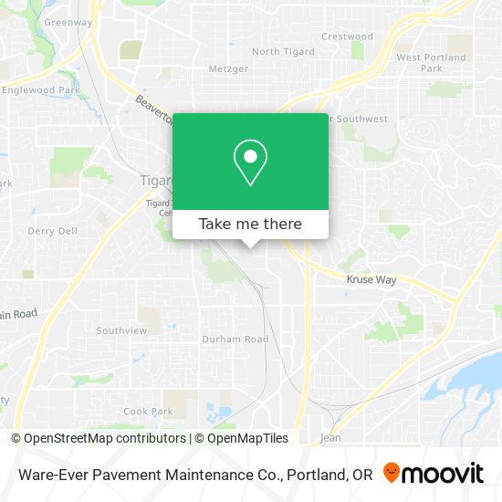 Ware-Ever Pavement Maintenance Co. map