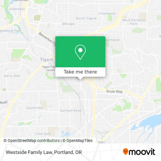 Westside Family Law map