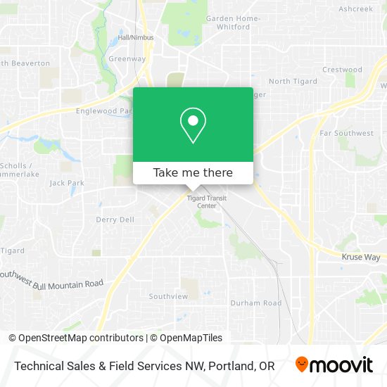 Mapa de Technical Sales & Field Services NW