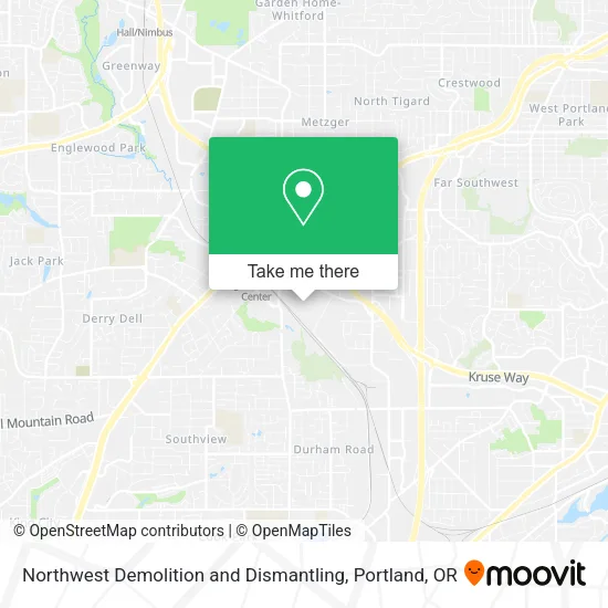 Northwest Demolition and Dismantling map