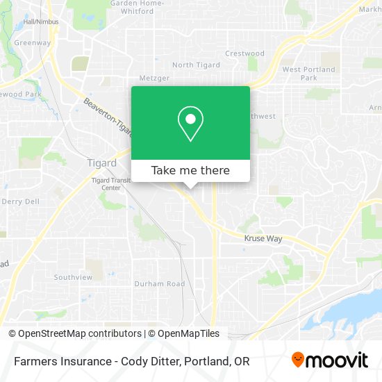 Mapa de Farmers Insurance - Cody Ditter