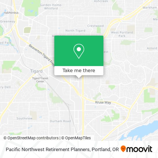 Mapa de Pacific Northwest Retirement Planners