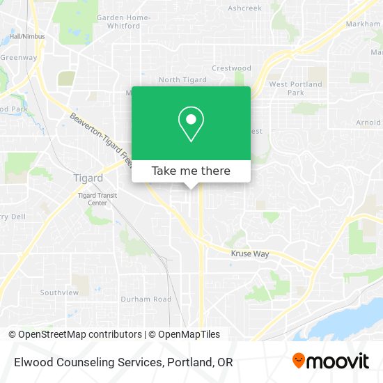 Mapa de Elwood Counseling Services