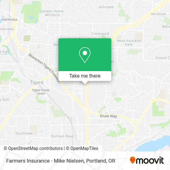 Farmers Insurance - Mike Nielsen map