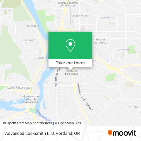 Mapa de Advanced Locksmith LTD