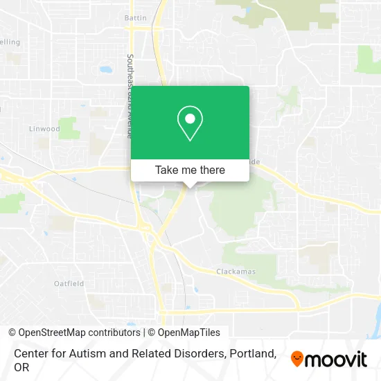 Center for Autism and Related Disorders map