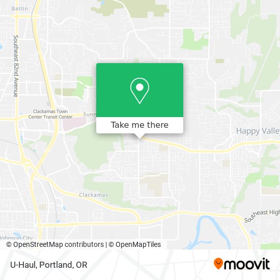 U-Haul map