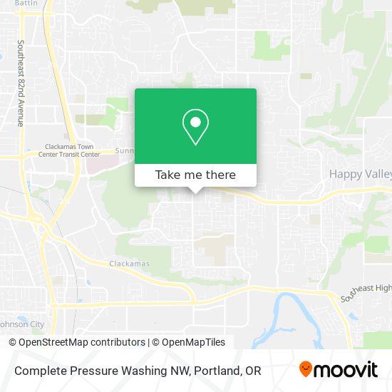 Complete Pressure Washing NW map