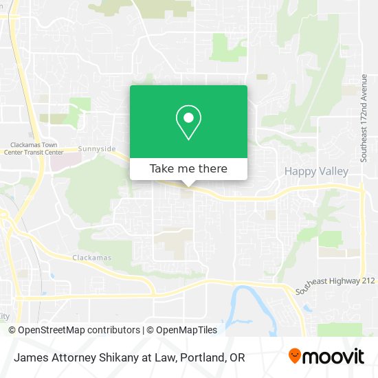 James Attorney Shikany at Law map